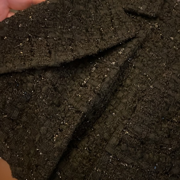 ARMANI COLLEZIONI Black Tweed Wool/Silk Sparkly Suit  Gorgeous - Picture 12 of 14